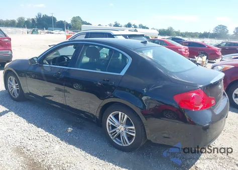 2012 Infiniti G37 Journey z USA, uszkodzony, nr VIN JN1CV6AP3CM930147